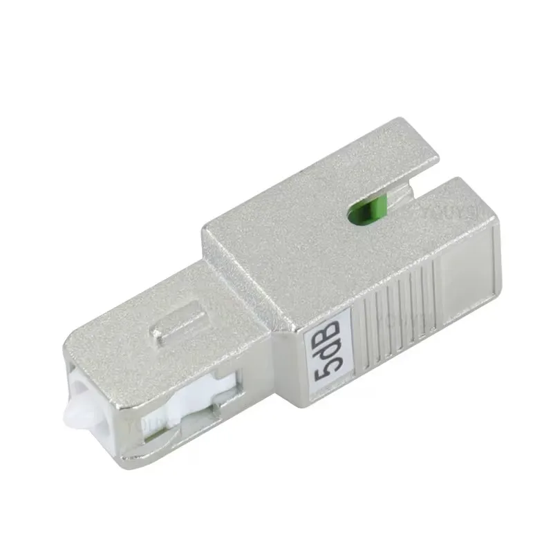 5 шт./пакет SC(папа)/APC-SC(мама)/APC одномодовый оптоволоконный аттенюатор SC/APC-SC/APC 1 дБ 2