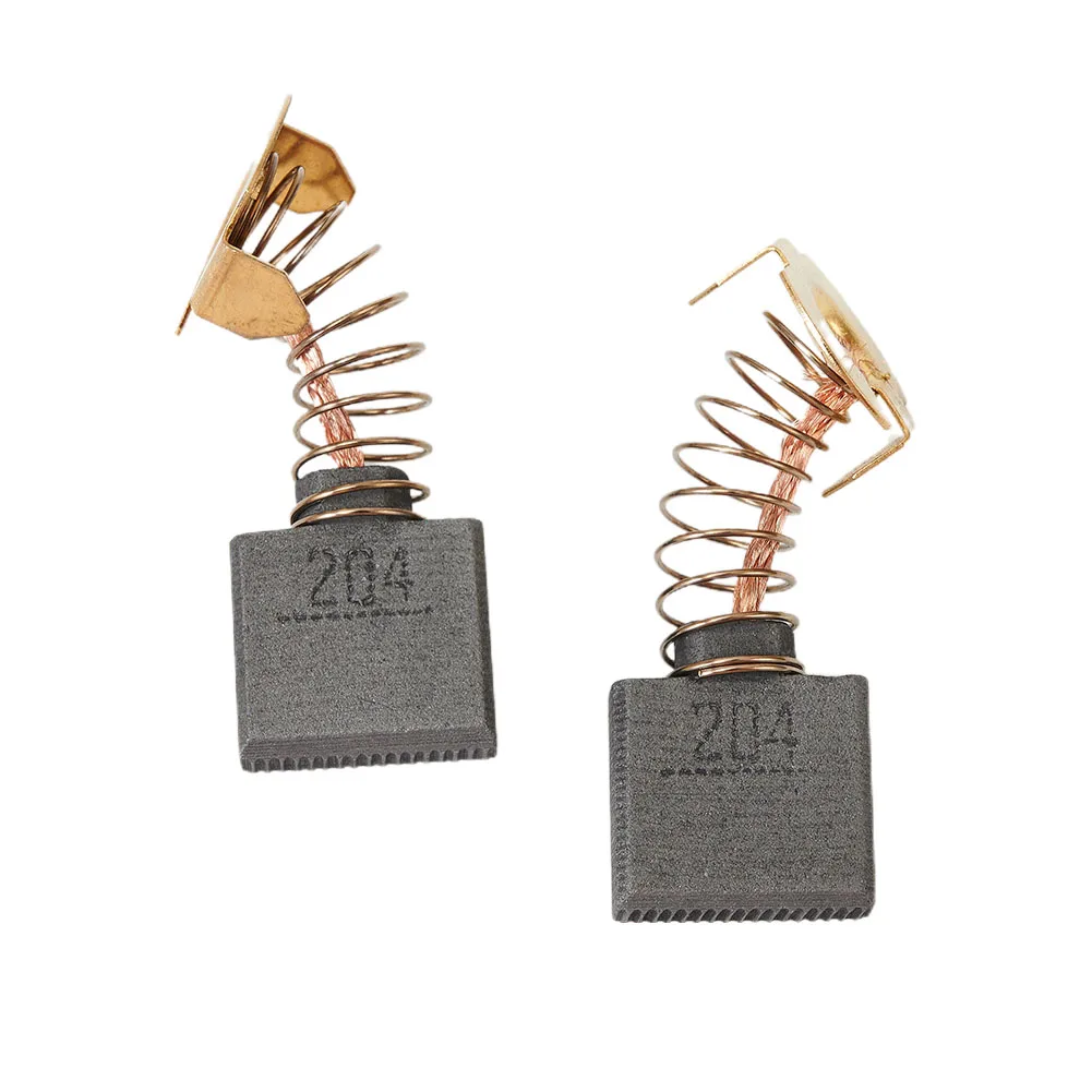 

2pcs Carbon Brushes Replacement Parts Angle Grinder Carbon Brush Polishing Machine Power Tool Angle Grinders CB204 CB-204