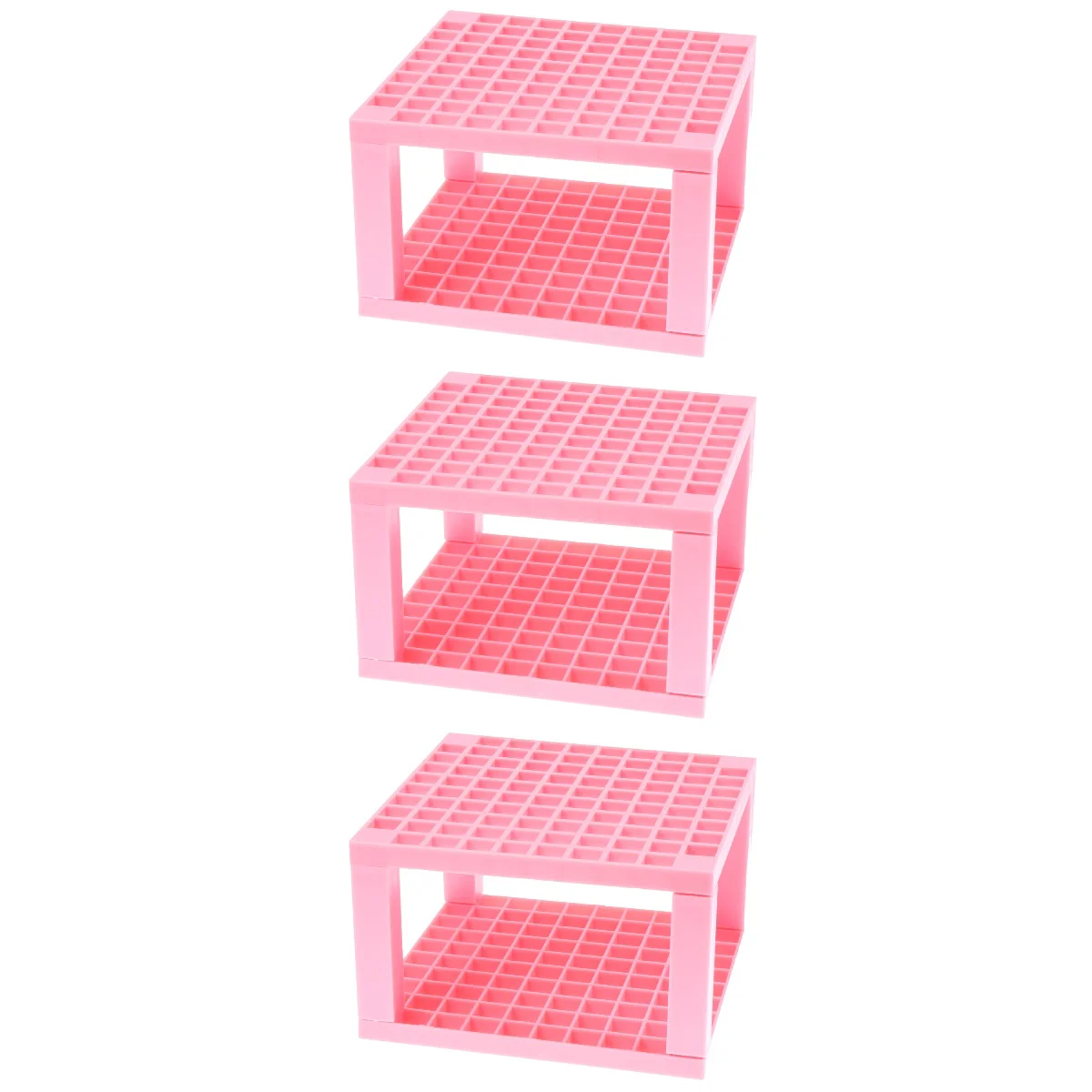 

3pcs 96 Holes Multi-funltional Detachable Holder Desktop Display Stand Organizer for Drawing Markers Brushes