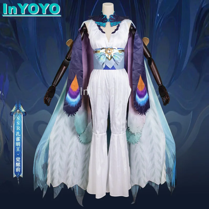 

InYOYO Maha Mayuri Vidya Rajni Cosplay Costume Onmyoji Shikigami Magmatron Before Awakening Gorgeous Dress Halloween Party