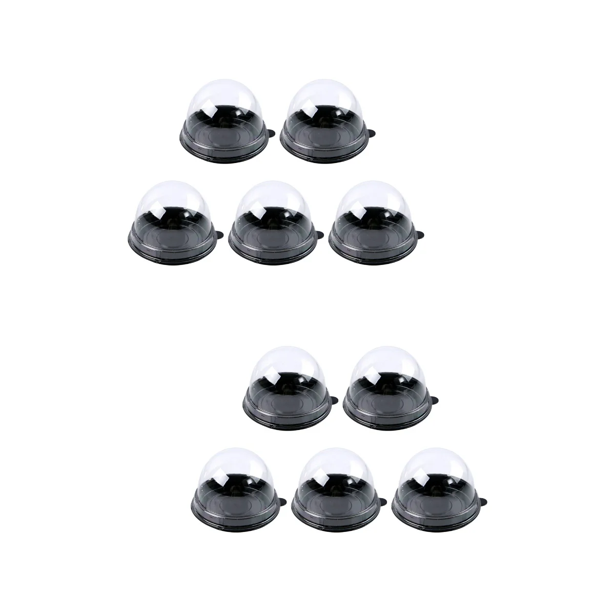 

2x Cupcake Holder Bakery Container Muffin Dome Box Cupcake Boxes Single Mooncake Box Muffin Holder Box