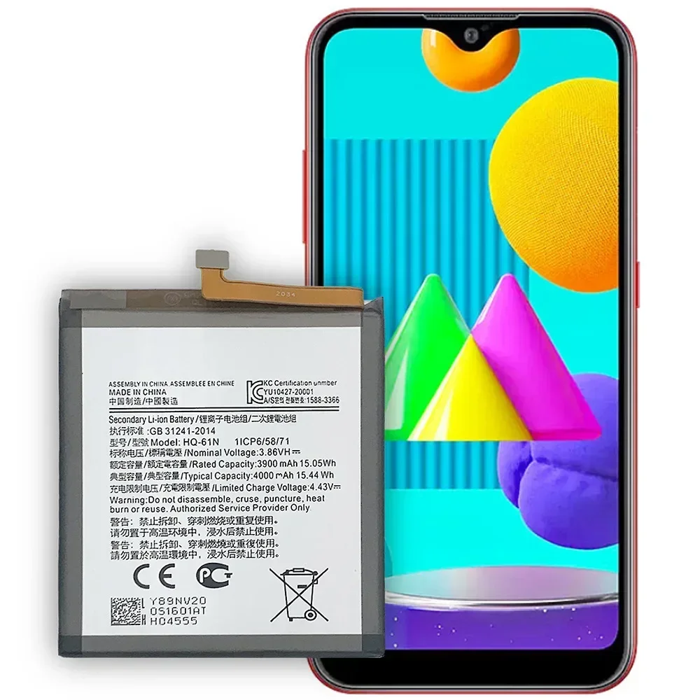Аккумулятор HQ-61N 4000 мАч для Samsung Galaxy M01 Sm-m015f Hq-61n Сменные аккумуляторы + инструменты