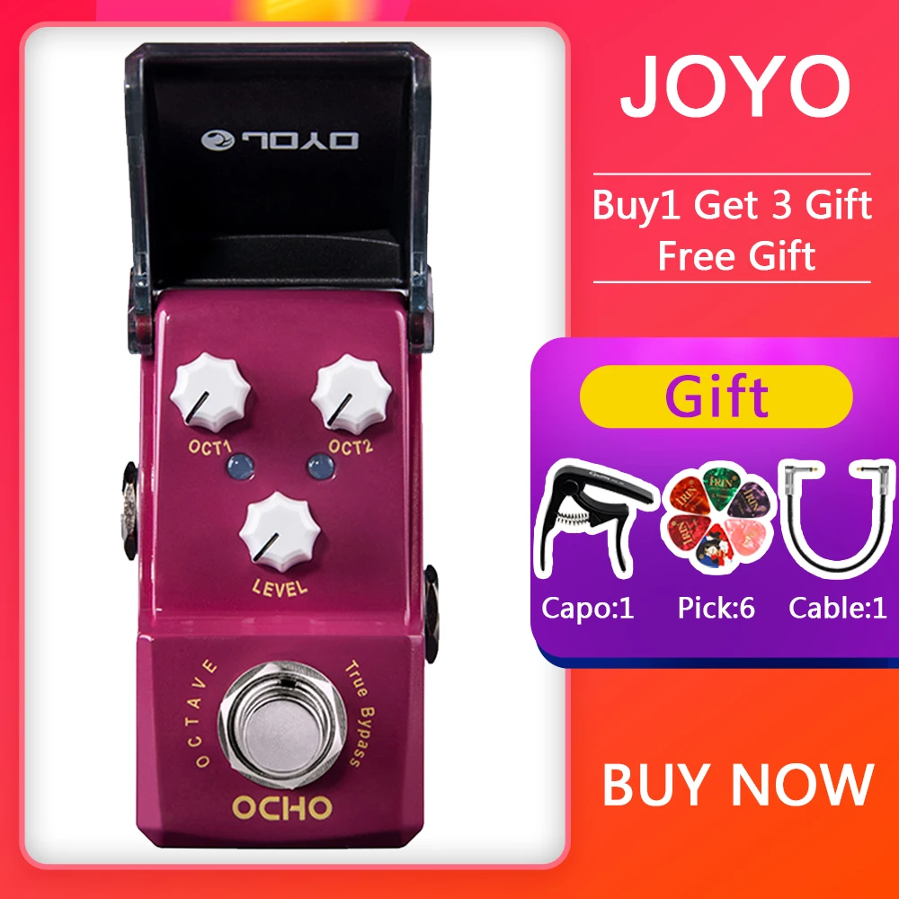 

JF-330 8 Octaver педаль Octave эффект гитарный AMP имитатор Overdrive педаль для электрогитары восемь частей гитары