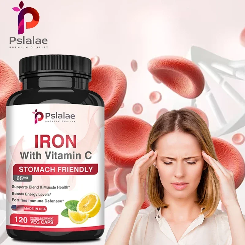 

Iron 65 Mg Carbon-based Iron with Vitamin C for Maximum Absorption in The Stomach and Red Blood Cell Formation