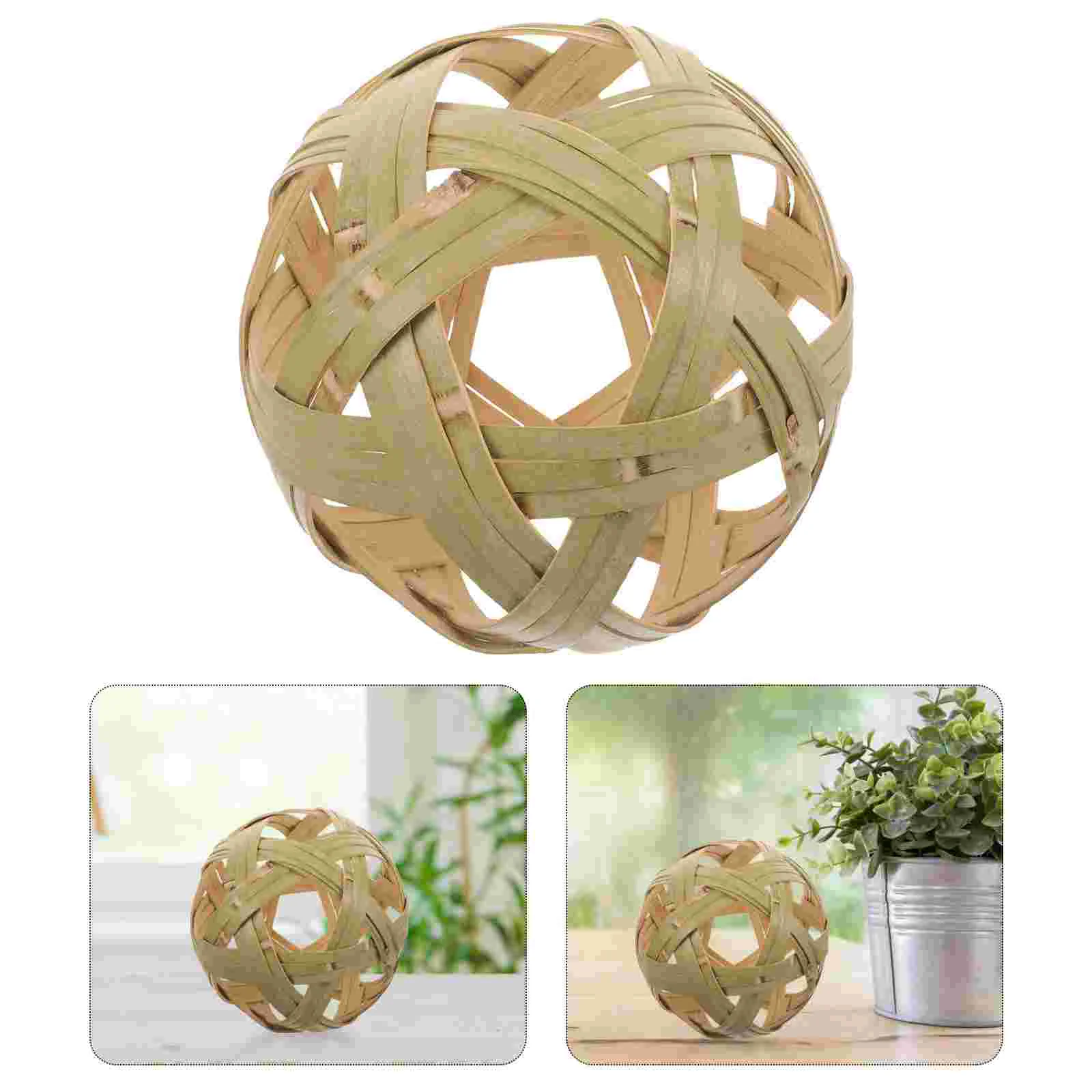 Бамбуковые декоративные шары украшение для рабочего стола обеденный стол