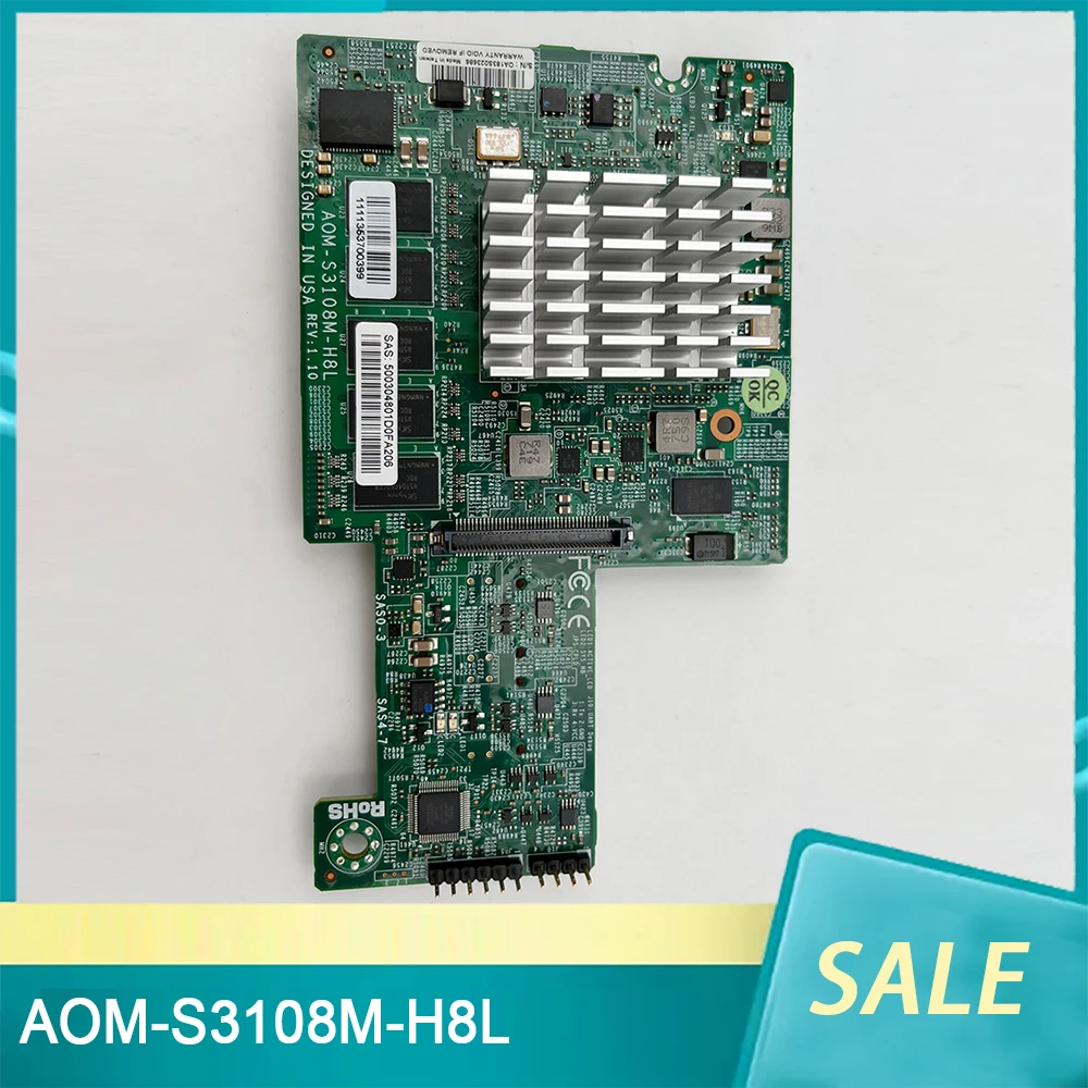 

AOM-S3108M-H8L For Supermicro Array Card Onboard Integrated Card 6028R Server 2G Cache