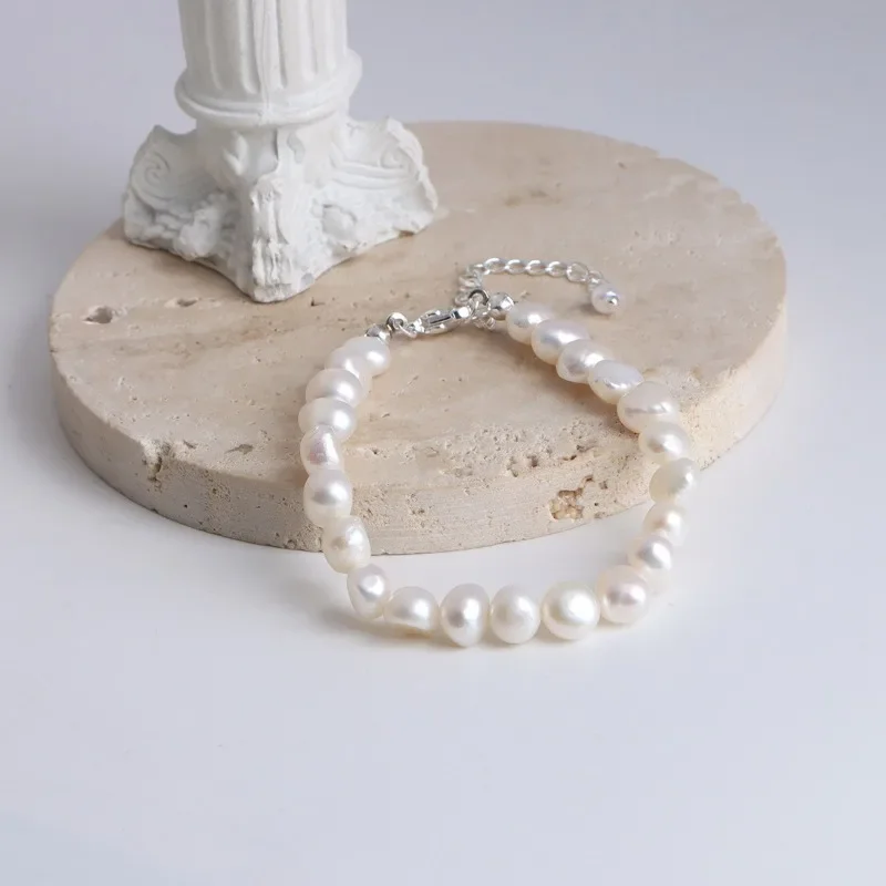 Женские браслеты Minar в стиле Харадзюку из речного жемчуга и бисера медные