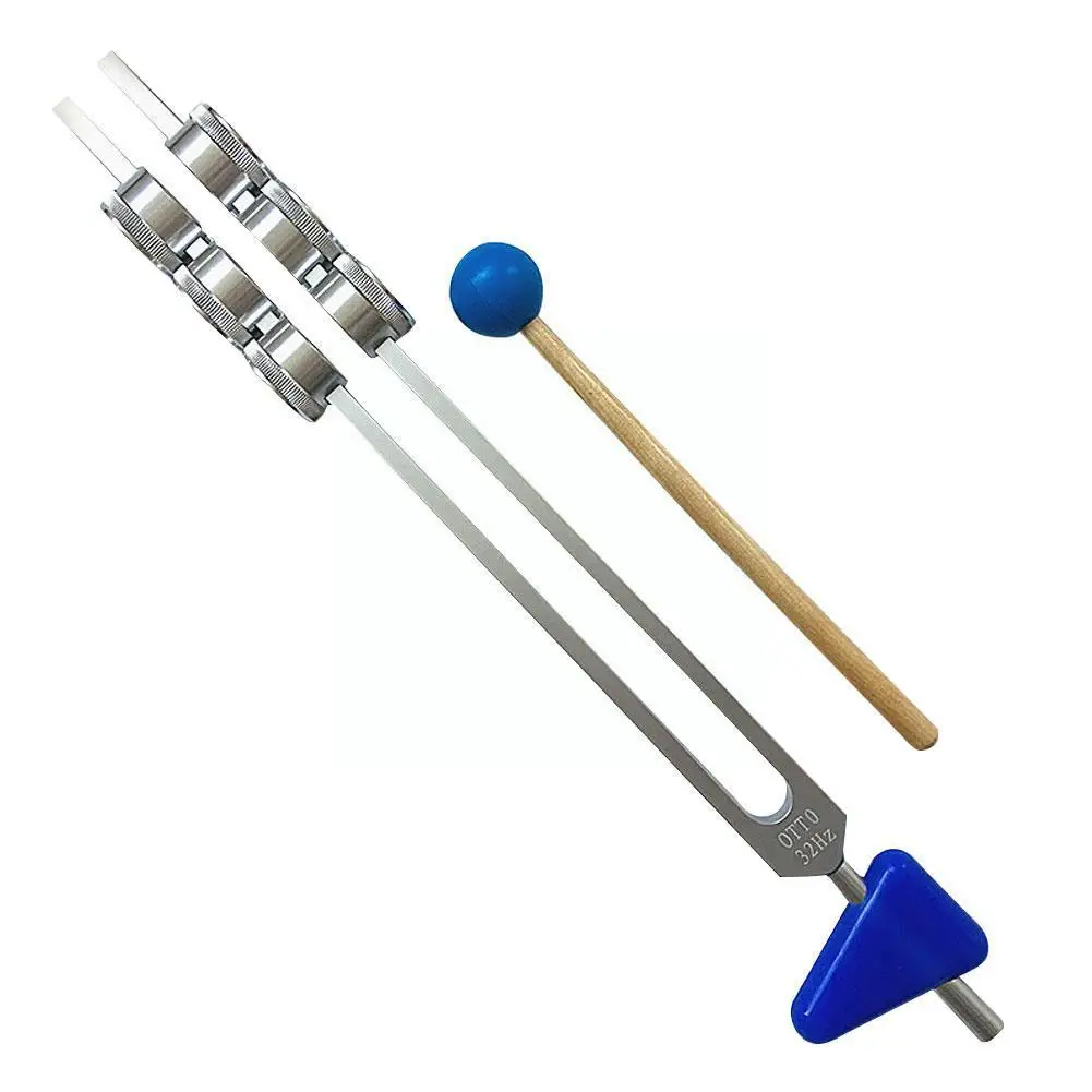 

Special Frequency 32HZ Aluminum Alloy Tuning Fork With Musical Hammer Diagnostic Instrument Meditation V7C4