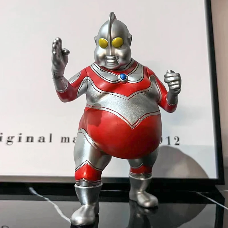 

2023 New Ultraman Fat Man Anime Gk Ultraman Obesity Kawaii Pvc Birthday Model Collections Model Kid Toy Children Gifts