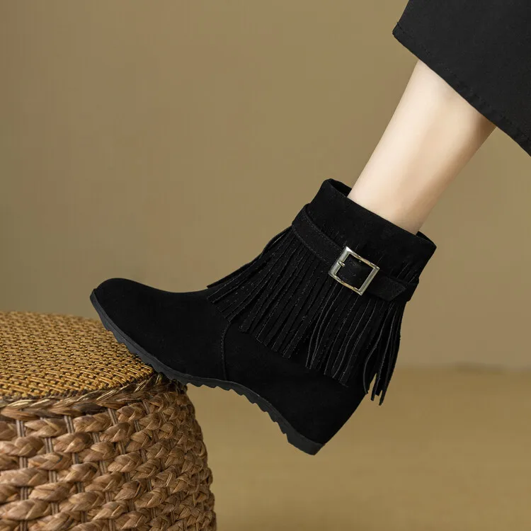 Японские корейские ботинки с кисточками для девочек университетские короткие