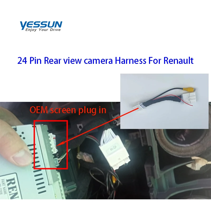 

Интерфейс камеры заднего вида для Renault MediaNav Clio 4 IV RS Kangoo Stepway Duster Fluence Megane3 для nissan Terrano