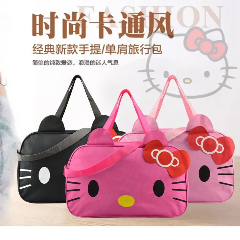 Cartoon Women's Handbag Luggage Bag Travel Bag Maternity Package Sports Bag Shoulder Bag Crossbody Waterproof Hellokitty