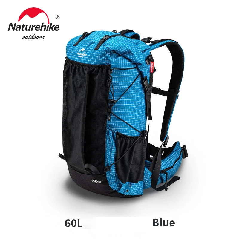 

Naturehike Upgraded Version 60L+5L Camping Hiking Climbing Backpacks Breathable Lightweight With Rain Cover NH19BP095