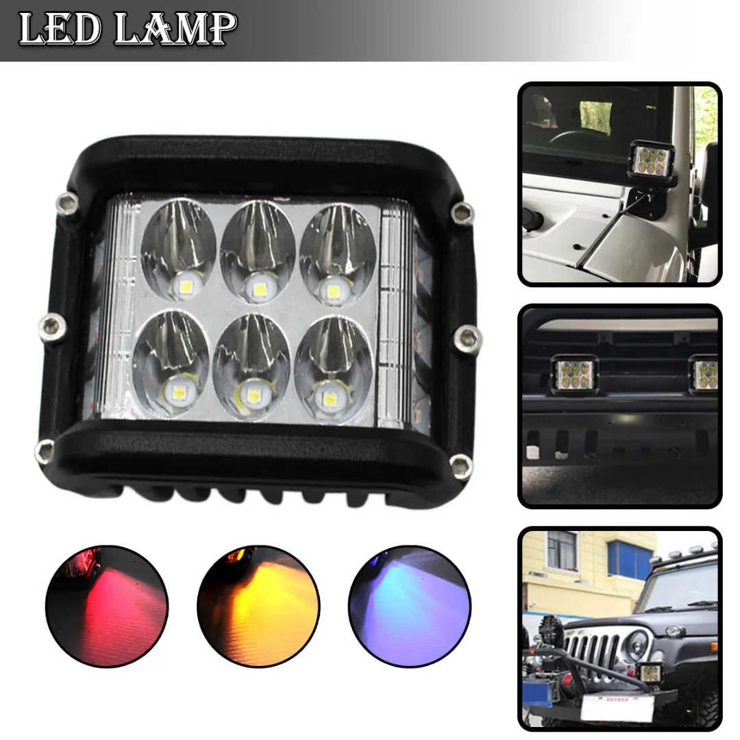 1 шт., автомобильная лампа с 12 фотоэлементами, 12-24 В, 36 Вт, 50000 лм, ч