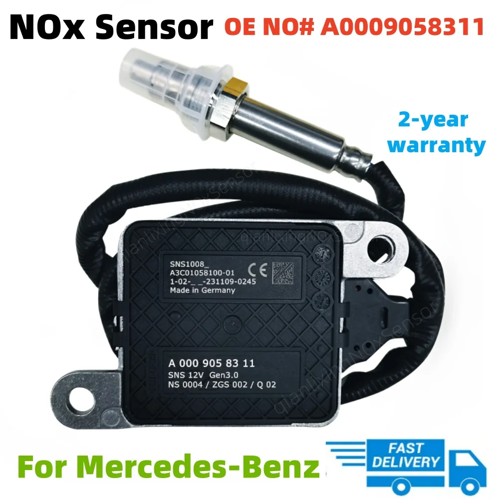 A 0009058311 Оригинальный новый датчик оксида азота Nox Sensor 12 В для класса Mercedes-Benz C E S GLE