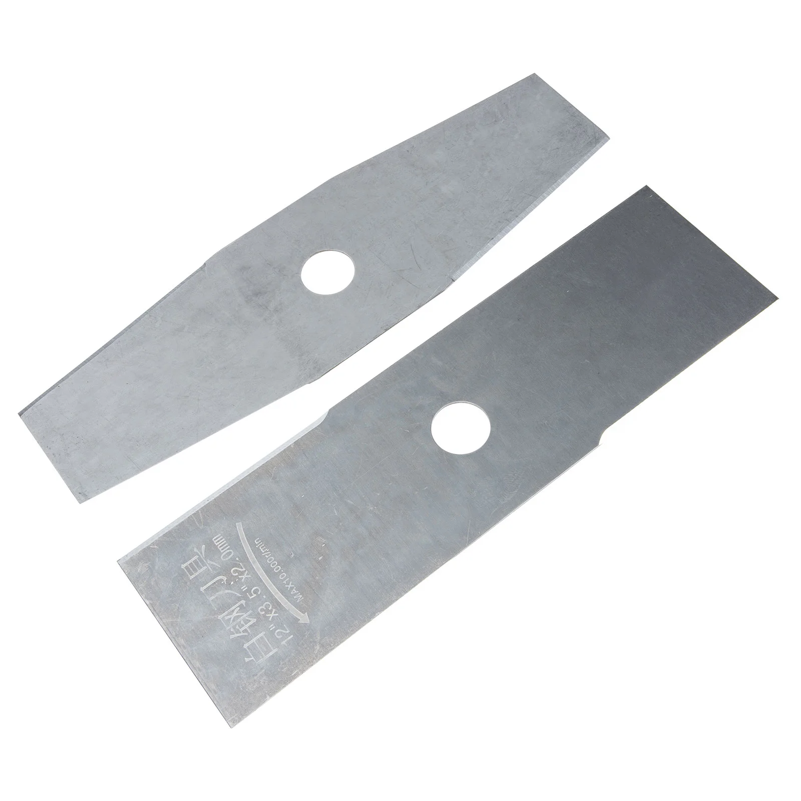 

2pcs Mower Stainless Steel Blades Replacement Lawnmower Blades Gardening Supply