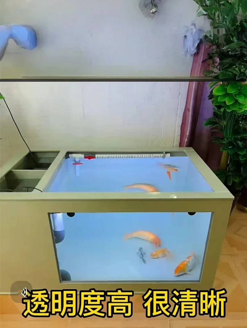 Гостиная домашний напольный шкаф для аквариума аквариум кои пруд система