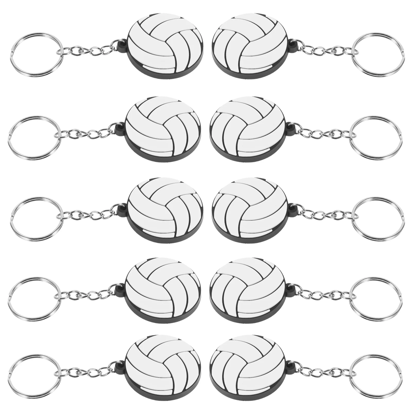 

10 Pcs Memento Key Rings Pendant Chain Mini Keychain Keychains Players Small Sports Child