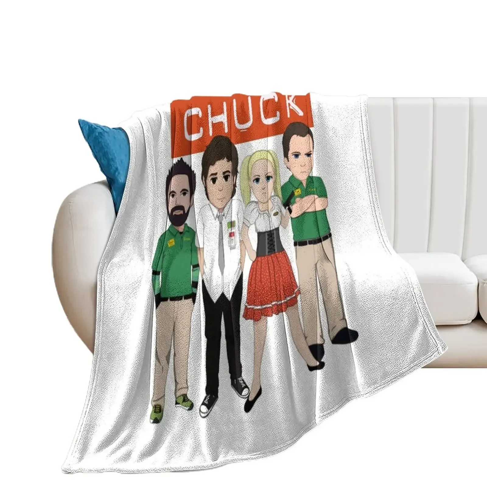 Команда Bartowski плед-одеяло для пляжа Хэллоуина меховые одеяла