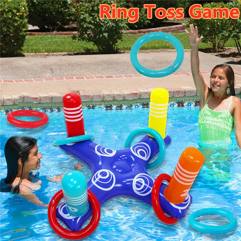 

Аксессуары для наружного бассейна, надувное кольцо, надувное кольцо для игры в бассейн, надувное кольцо для бросания, аксессуары для вечери...