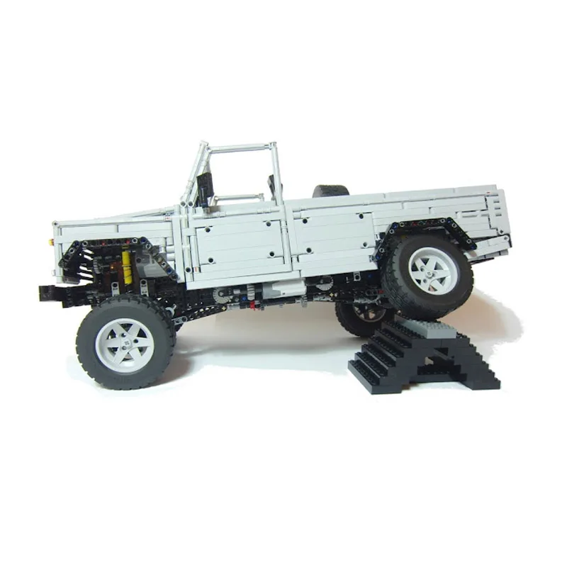 Классический строительный блок суперъяркий пикап грузовик с высокой сложностью