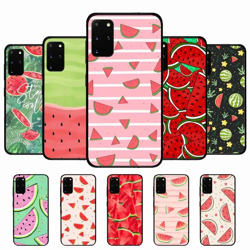 

Summer watermelon floral Phone Case for Samsung S10 21 20 9 8 plus lite S20 UlTRA 7edge
