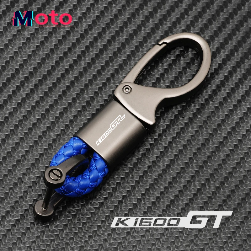 

For BMW K1600GTL K1600 GTL 2011-2020 2019 2018 2017 2016 Motorcycle Accessories Braided Rope Keyring Metal Keychain