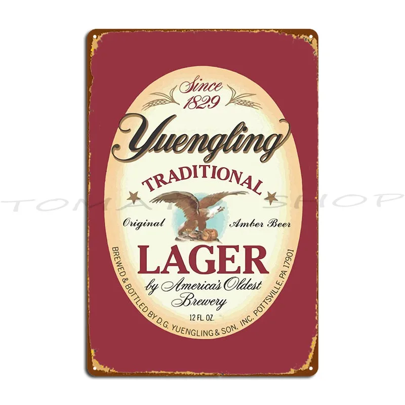 Фото Товары Yuengling: Металлические таблички, настенные панно, дизайн для клубов и кинотеатров, жестяные таблички, постеры. №2