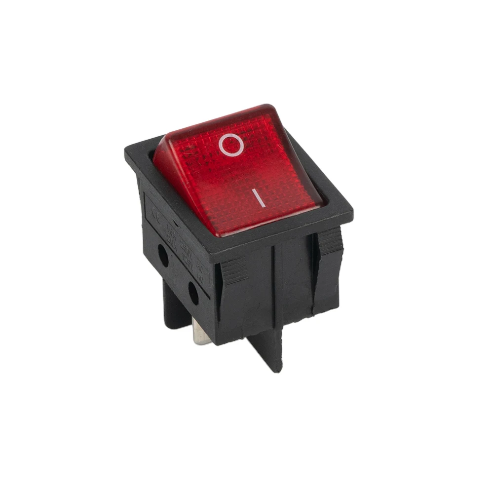 

KCD4 RED 2 Position 4 Pins Power Pump ON OFF Illuminated Rocker Switch 16A 250VAC / 20A 125VAC For Commercial Appliances