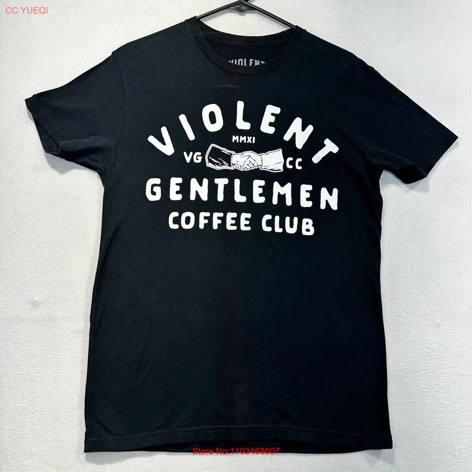 Мужская футболка с коротким рукавом и принтом кофе