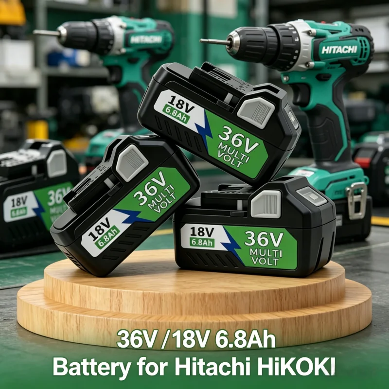 Фото Аккумулятор 36В/18В 6.8Ач для Hitachi HiKOKI BSL1840 BSL1860 DS18DSL C18DSL - Высокая мощность и длительное время работы для многофункциональных инструментов №4