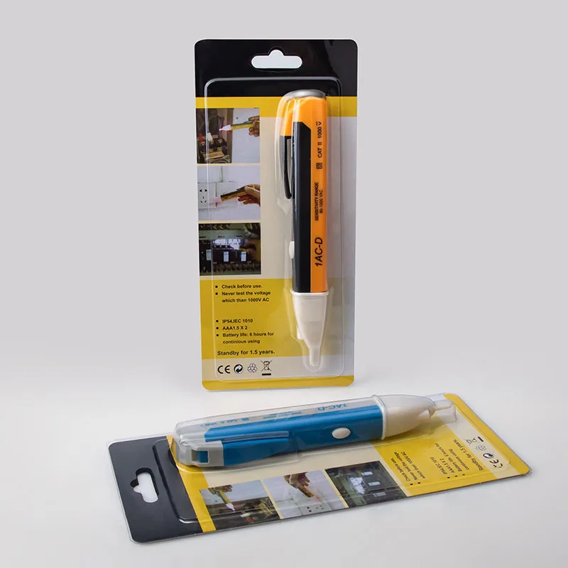 

Electric test pen non-contact household safety induction electric test pen with LED light buzzer alarm