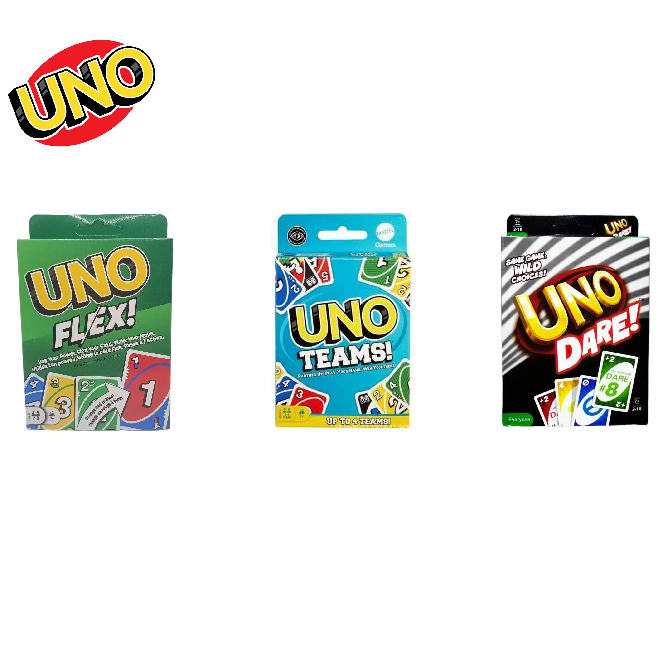 Фото Карточная игра UNO Flex, командная игра, игра на смелость, настольные игры для вечеринок. №1