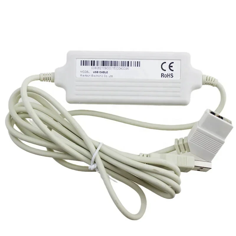 Интерфейс кабеля загрузки ПЛК Rievtech между USB-кабелем подключения и ПК