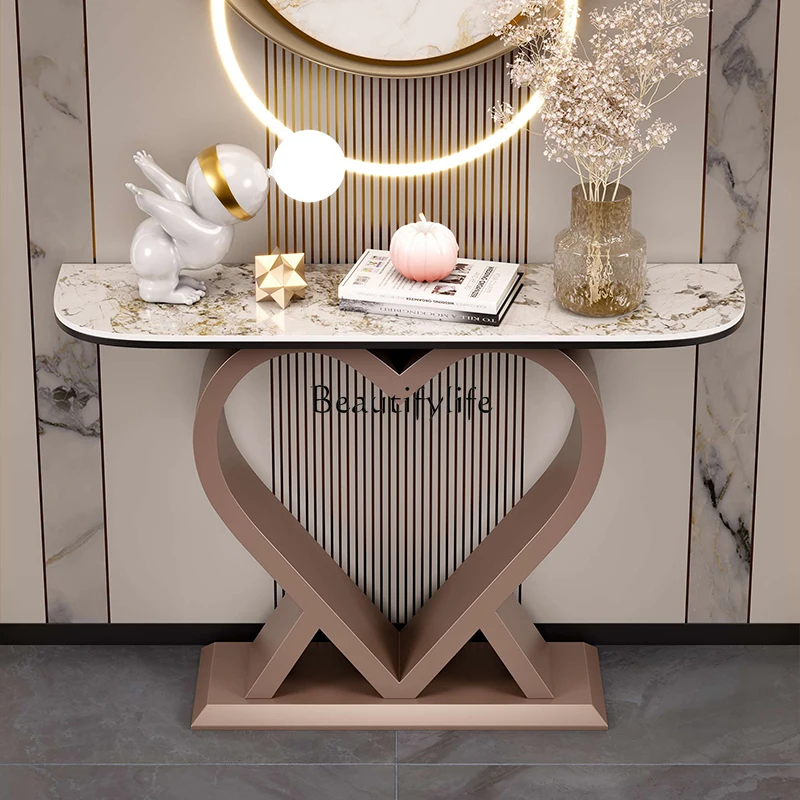 Легкий роскошный чехол на стену. Дизайнерский стол Xuanguan. столик. Домашний