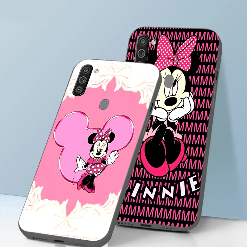 

Disney Mickey Minnie Series For Samsung M11 M12 M10 M20 M22 Soft Silicon Back Phone Cover Protective Black Tpu Case Funda TPU