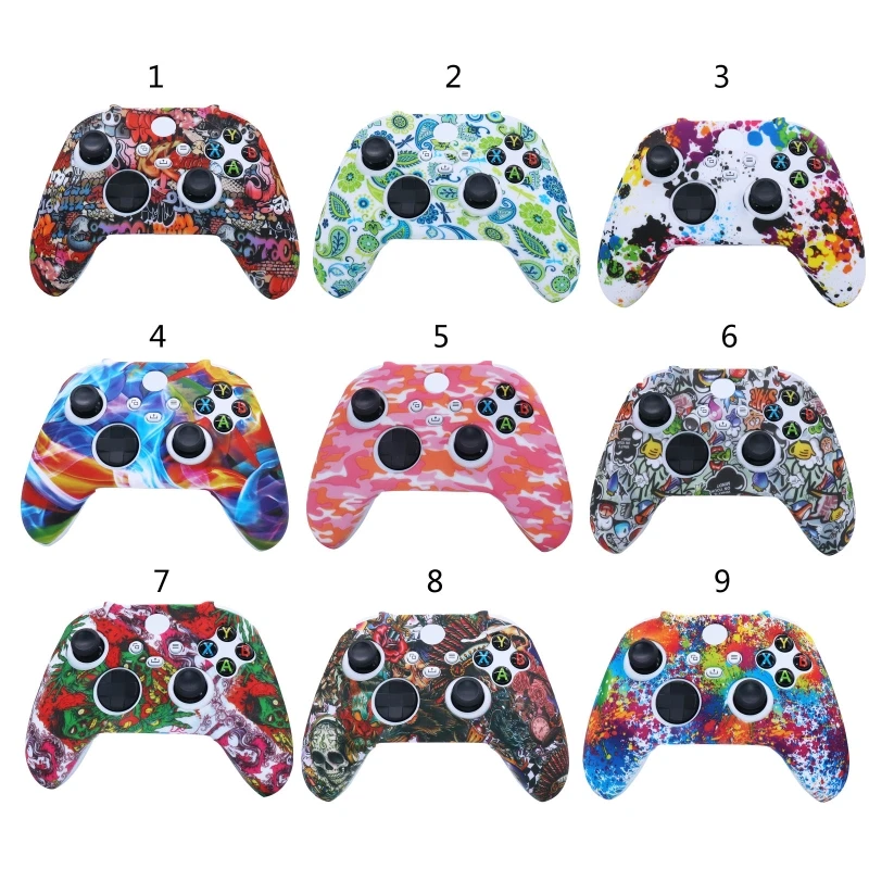 Мягкий силиконовый чехол для контроллера X-box серии X/S защитный геймпада