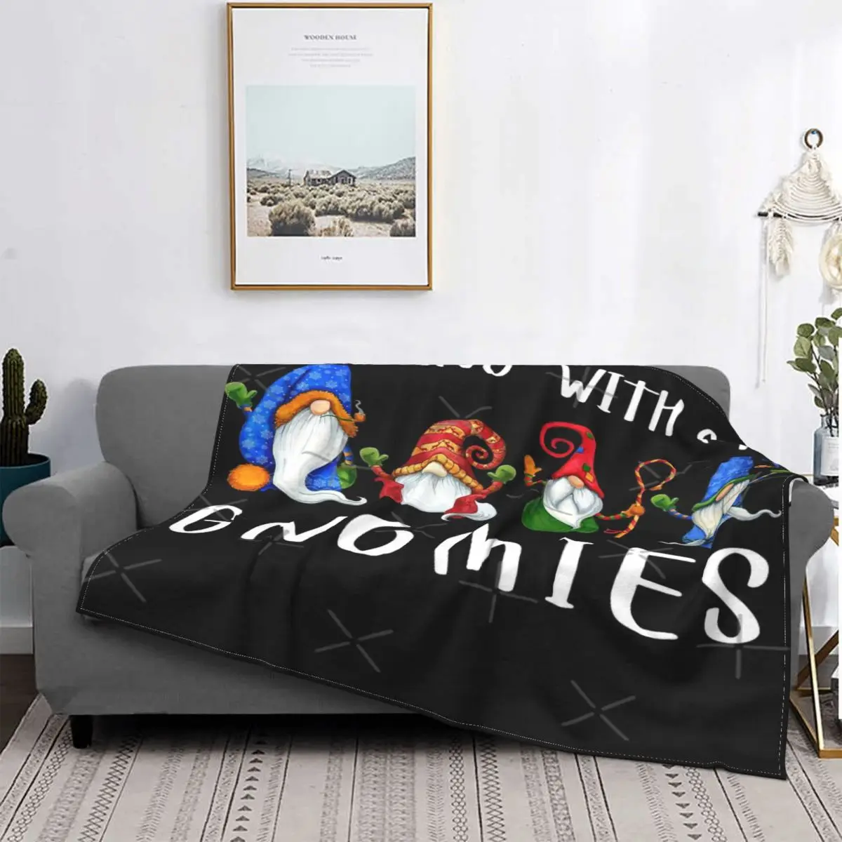 

Manta colgante con My Gnomies 2, colcha para cama a cuadros, manta de playa a cuadros, Manta de verano para Baby