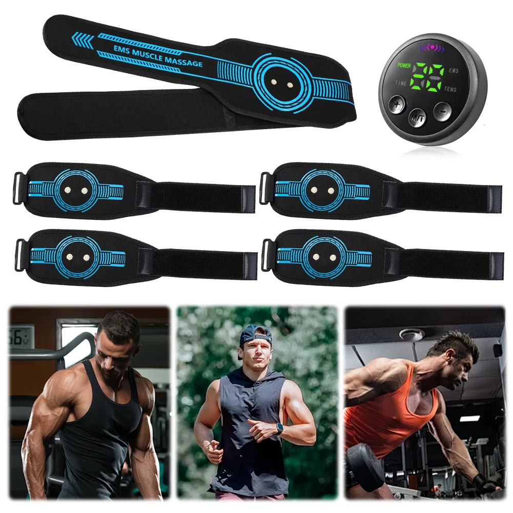 Пояс для тренировки брюшного пресса перезаряжаемый через USB электронный тонер