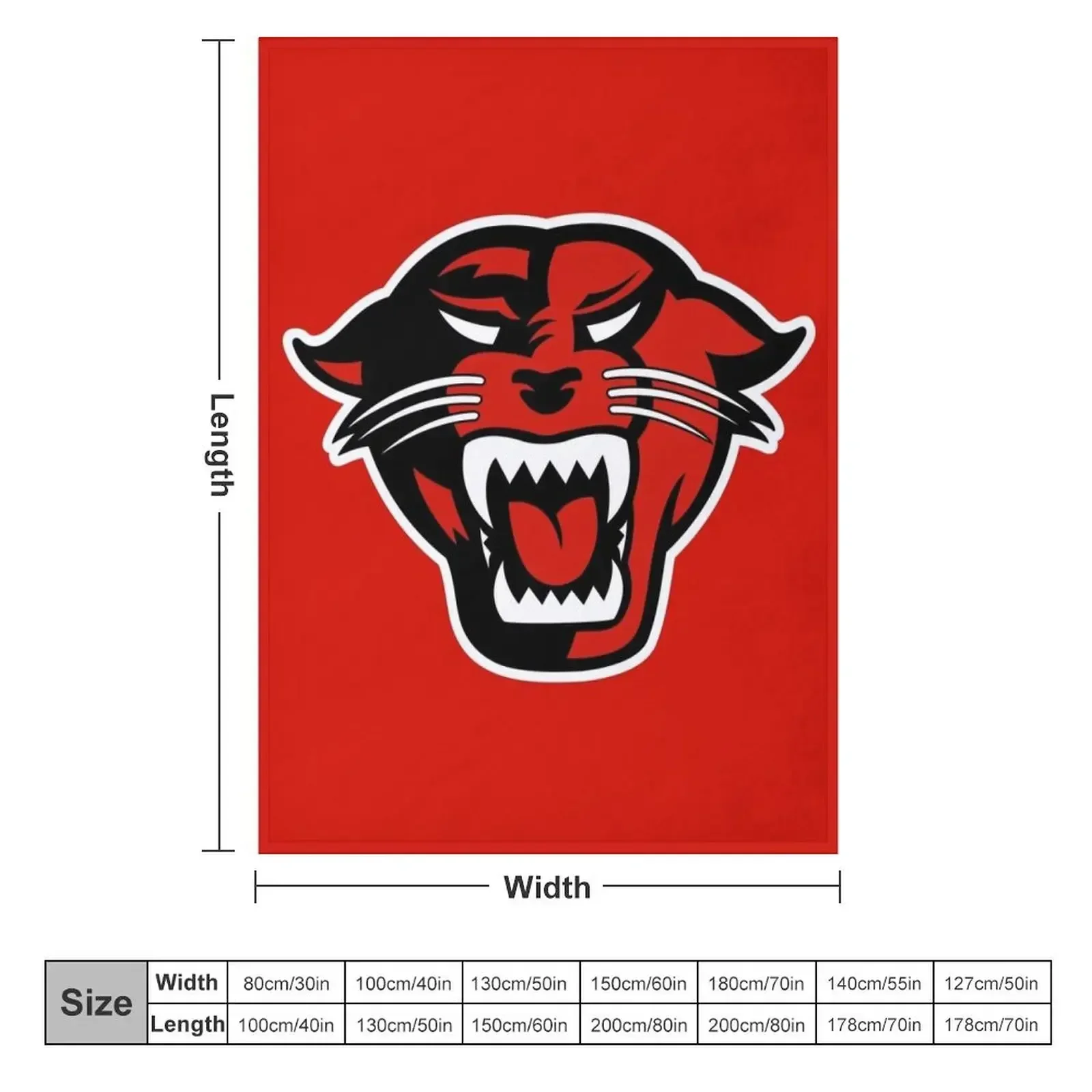 новое одеяло Davenport-Panthers дизайнерские одеяла для волос