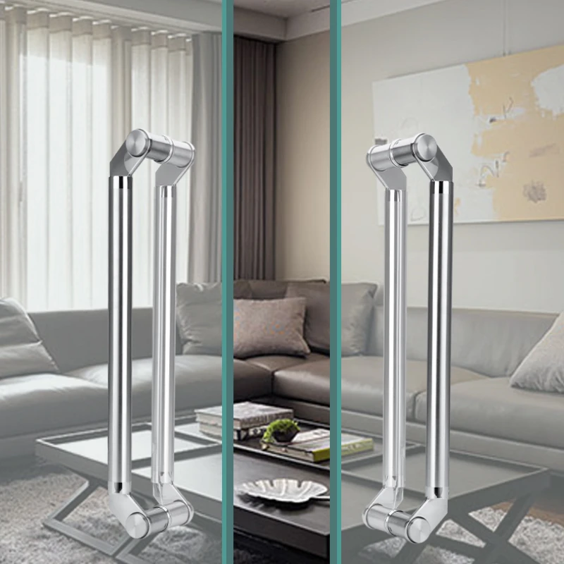 Двусторонняя круглая трубчатая дверная ручка Kensharp для поверхностного монтажа