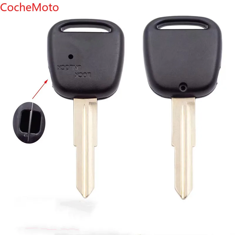 

10pcs For Toyota Remote Key Shell Carina Estima Harrier Side Button 1 Buton 2 Key Case Fob Blade Length 45mm TOY43 TOY48