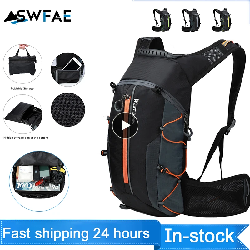 

10L Outdoor Riding Backpack Mountain Bike Waterproof Road Cycling Bag Light Leisure Travel Bag Riding Pouch Hydration Equipment