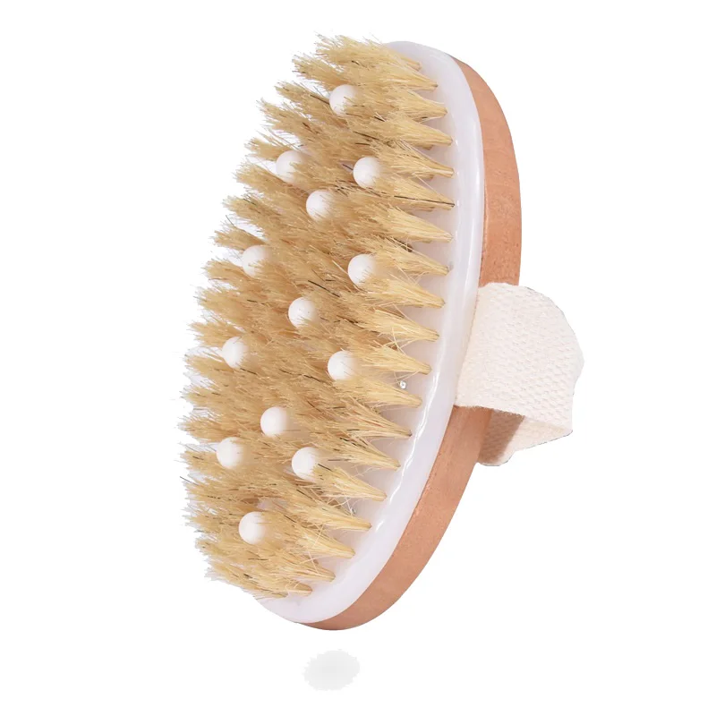 

Skin Body Brush With Bristles For Shower,Body Brush For Wet Or Dry Brushing,Bristle Dead Skin Remover Massage Tools