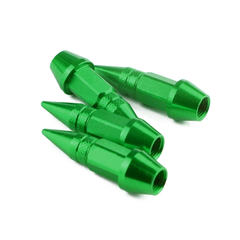 

4 шт. колпачки клапанов шин для автомобиля мотоцикла велосипеда из алюминиевого сплава