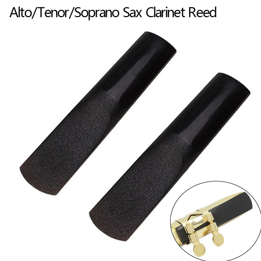 

2pcs Resin Clarinet Reeds Strength 25 Woodwind Instrument Parts Musical Instrument Accessories Saxophone