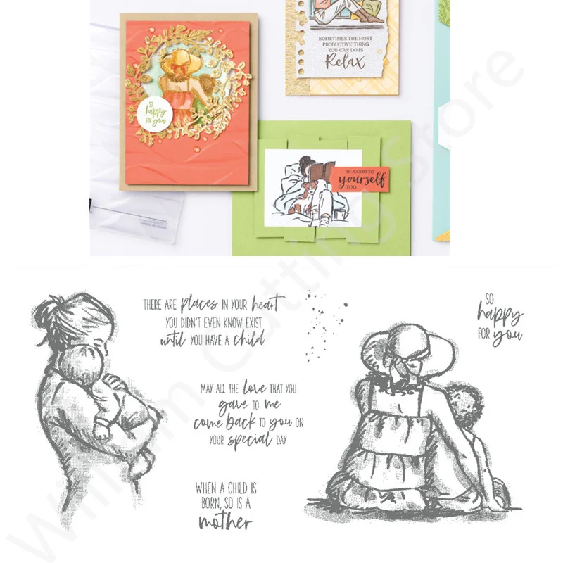 

Places in Heart Stamps and Metal Cutting Dies Diy Scrapbooking Embossed Card Decoration Handmade Crafts Cutters 2022 New Arrival