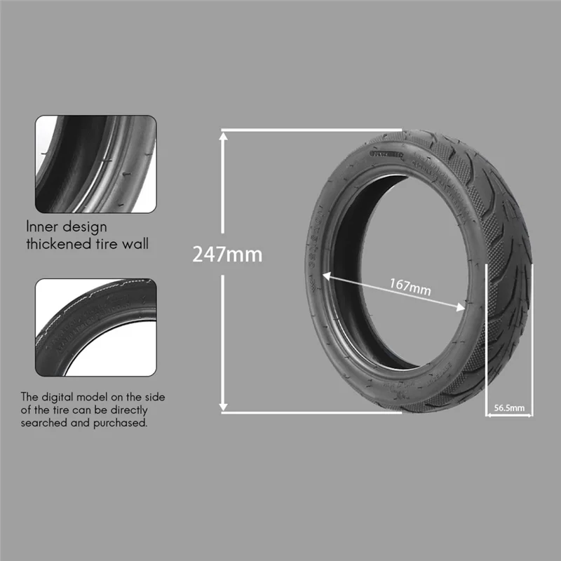 10X2.125 Внутренние внешние шины для электрического скутера Ninebot F20 F25 F30 F40 10-дюймовые
