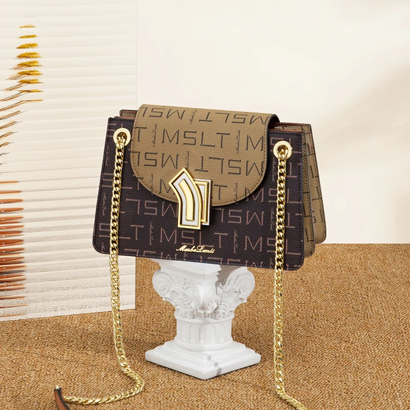 MashaLanti Brand Chain Women Shoulder Bag Luxury 2022 Handbag Lady's Messenger Crossbody Bag