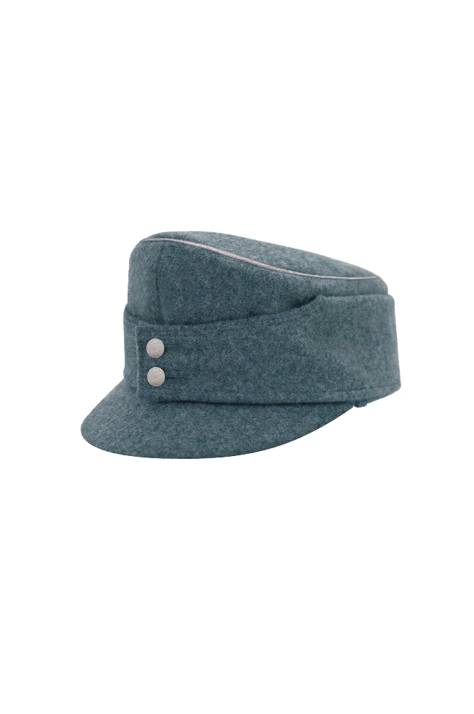 GHFA-011-OFF WWII German Police Gebirgsjager Bergmütze Officer Wool Field Cap